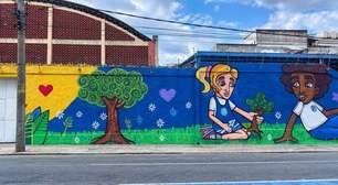 Colégio Maria Imaculada inaugura painel de arte na Avenida Marechal Rondon como sinal de esperança e humanização