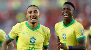 Numeração da Seleção: Raphinha é 10 e Endrick herda a 9