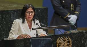 Na ONU, Delcy Rodríguez promete eleições na Venezuela e defende 'democracia plena'