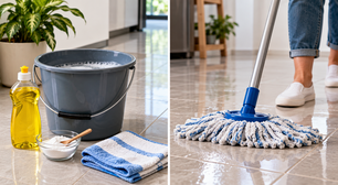 Piso encardido nunca mais: o limpador caseiro para pisos que age em poucos segundos