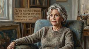 Jane Fonda, aos 88 anos, sobre envelhecer sem abandonar o movimento: "Eu me movimento muito; faço os mesmos exercícios, só que mais devagar e com menos peso"