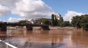 RIO DOS SINOS ATINGE COTA DE INUNDAÇÃO