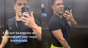 Cliente acusa funcionário de academia de ameaçá-lo após abordagem por causa de roupa: "Vou ensinar a ser homem"