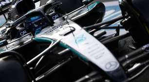F1: George Russell lidera TL1 no GP do Azerbaijão; Bortoleto é 10º