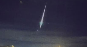 Meteoro cruza o céu do Rio Grande do Sul em grande velocidade