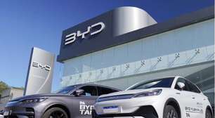 BYD vende 73,5% no varejo e passa Chevrolet; Fiat e VW dependem de mais de 60% de venda direta