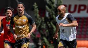 São Paulo tem novidades em treino no CT da Barra Funda