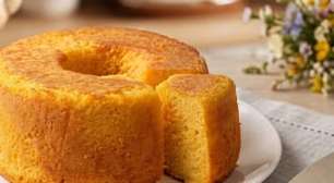 Bolo de fubá medido no copo: simples, úmido e fofinho