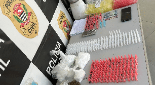 Polícia Civil apreende mais de 700 porções de drogas em Votorantim
