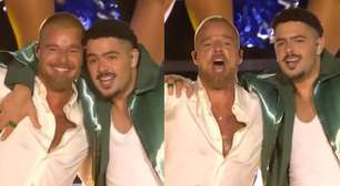 NFL Rio: veja performance de Pedro Sampaio e Ricky Martin e estreia da parceria "pikito pikito"