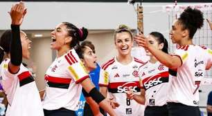 Sesc RJ Flamengo vira sobre o Praia e é campeão da Copa Supervôlei