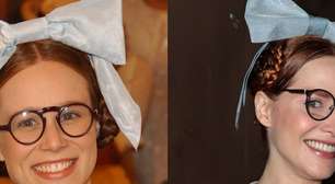 Letícia Colin faz Mariana Ximenes reagir por fantasia de Ana Francisca, de 'Chocolate com Pimenta', em festa do 100º capítulo de 'Quem Ama Cuida': 'Que amor'