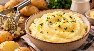 Chefs concordam que o purê não deve ir ao liquidificador, porque o excesso de movimento libera amido e deixa a textura pegajosa