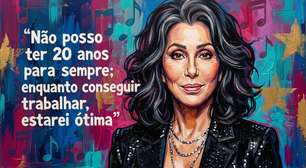 Cher, aos 80 anos, sobre envelhecer sem abandonar aquilo que gosta de fazer: "Não posso ter 20 anos para sempre; enquanto conseguir trabalhar, estarei ótima"