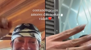 Mari Gonzalez mostra reação de Bell Marques ao saber de noivado com Pipo