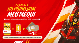 McDonald's lança promoção para fãs de Fórmula 1 concorrerem a ingressos para GP de Interlagos