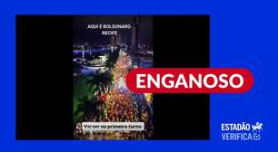 Imagens aéreas mostram bloco de São João, e não ato político de Flávio Bolsonaro em Recife