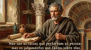 Epicteto, filósofo estoico, sobre aquilo que realmente nos perturba: "Não são as coisas que perturbam as pessoas, mas os julgamentos que fazem sobre elas."
