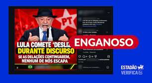 Lula não disse que 'nenhum de nós escapa' de delações do Banco Master