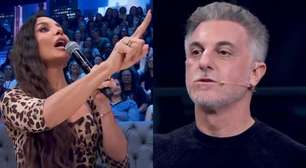Luciano Huck tenta acelerar Ivete Sangalo no 'Domingão' e a cantora rebate: 'Me chamou porque quis'