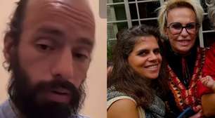 Ex-genro de Ana Maria Braga fala sobre tomar veneno e roubar beijo da ex; assista