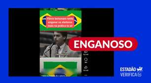 Jair Bolsonaro não defendeu uso de 'pílula do aborto'; peça de desinformação antiga volta a circular