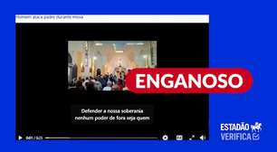 Vídeo enganoso com áudio adulterado mostra agressão a padre em 2022 como se fosse recente