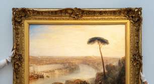 Obra de Turner retorna à capital italiana antes de ser leiloada