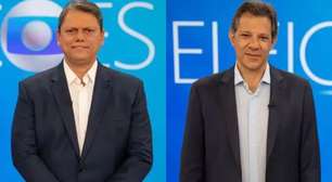 Tarcísio chama Haddad de 'Pinóquio' e trocam farpas durante debate; veja