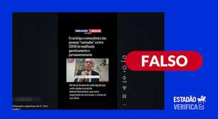 É falso que vacina de mRNA tenha alterado cromossomos de imunizados