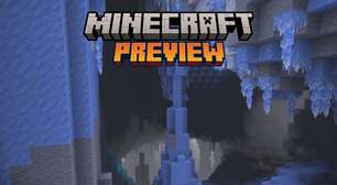 Minecraft Preview adiciona cavernas de gelo e novo zumbi