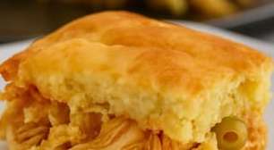 Torta de frango sem leite e trigo no liquidificador: saudável
