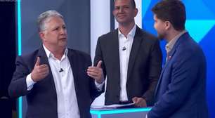 Anthony Garotinho diz que criou programa 'Leitinho Feliz' e adversários seguram risada em debate para governo do RJ