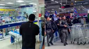 Mulher é libertada após ficar duas horas refém de homem armado com faca em supermercado de SP