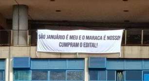 Vasco leva cobrança pelo Maracanã para as ruas do Rio
