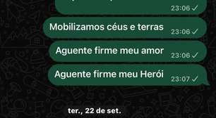 'Aguente firme, meu amor': Viúva de Bruno Avelar expõe últimas mensagens ao marido