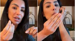 Cíntia Chagas explica por que parou de pintar as unhas das mãos; saiba