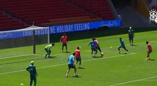 Seleção faz treino aberto antes de viagem para Índia
