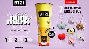 Cinemark lança coleção exclusiva de BT21; descubra os detalhes