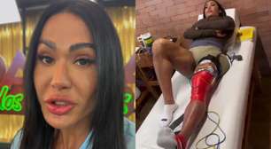 Vai continuar? Gracyanne Barbosa faz procedimento por causa da 'Dança dos Famosos': 'Dor'