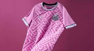 Santos lança camisa especial para a campanha do Outubro Rosa