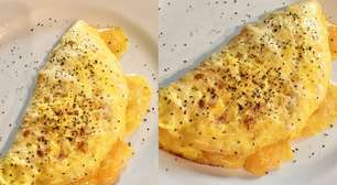 Omelete com queijo minas: uma receita simples para variar o café da manhã