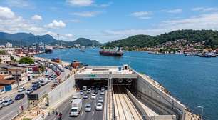 Primeiro túnel 'debaixo do mar' do Brasil vai cortar viagem de 1 hora para 5 minutos no SP: obra de R$ 6,8 bi terá ligação até a BR-101