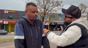 Após perder a perna, pai de quatro filhos recebe ajuda de Pedro do Churrasco para comprar prótese