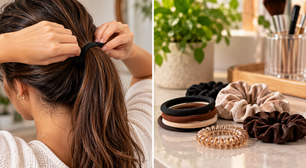 Especialistas em cabelo concordam: prender os fios sempre no mesmo ponto concentra tração e pode aumentar quebra exatamente onde o elástico costuma ficar