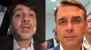 Renan Santos faz proposta inusitada para Flávio Bolsonaro após debate da Globo ser cancelado: 'Juntos'