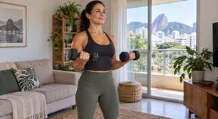 Com apenas 5 exercícios e um par de halteres, você pode fortalecer os braços sem precisar de equipamentos complicados