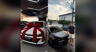 Incêndio destrói carro recém-comprado e deixa Lucas em situação financeira crítica