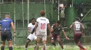 Debaixo de muita chuva, Flu e Vasco empatam no Carioca Sub-20