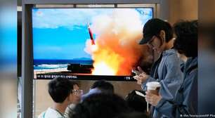 Coreia do Norte testa míssil balístico após nova tensão com Seul